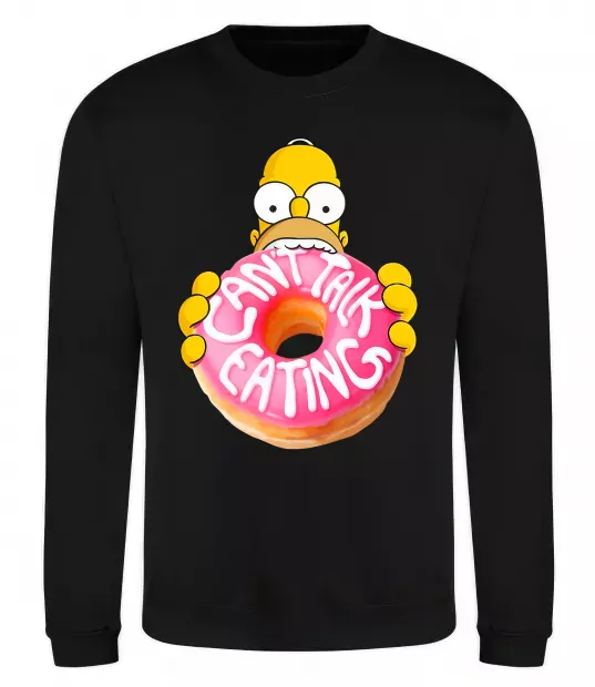 Свитшот Simpsons donut Черный фото