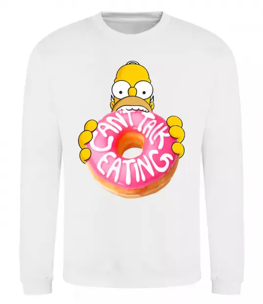 Свитшот Simpsons donut Белый фото
