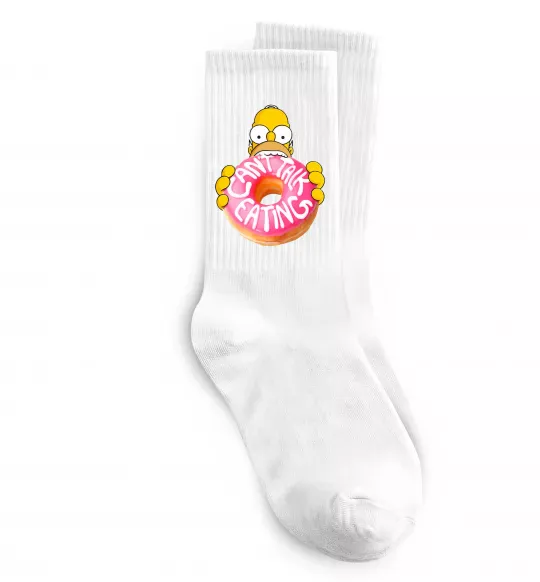 Носки Simpsons donut Белый фото