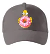 Кепка Simpsons donut Сірий фото