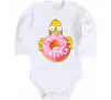 Детский боди Simpsons donut Белый фото