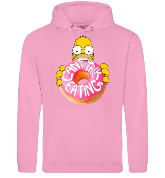 Женская толстовка (худи) Simpsons donut Розовый фото