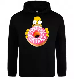 Женская толстовка (худи) Simpsons donut Черный фото