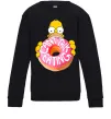 Детский Свитшот Simpsons donut Черный фото