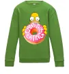 Детский Свитшот Simpsons donut Лаймовый фото