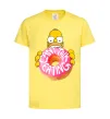 Дитяча футболка Simpsons donut Лимонний фото