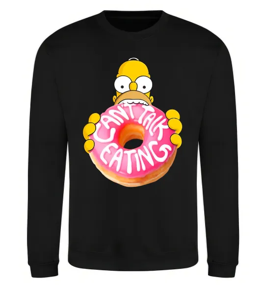 Світшот Simpsons donut Чорний фото