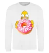 Світшот Simpsons donut Білий фото