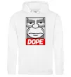 Мужская толстовка (худи) Dope Гомер Белый фото