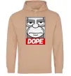 Мужская толстовка (худи) Dope Гомер Песочный фото