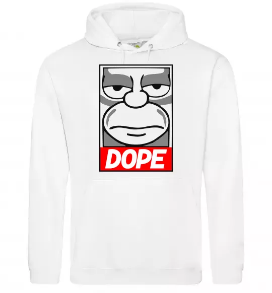 Жіноча толстовка (худі) Dope Гомер Білий фото