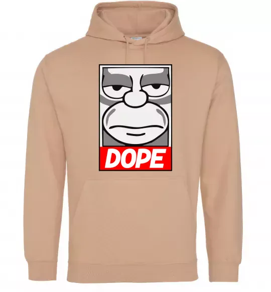 Жіноча толстовка (худі) Dope Гомер Пісочний фото