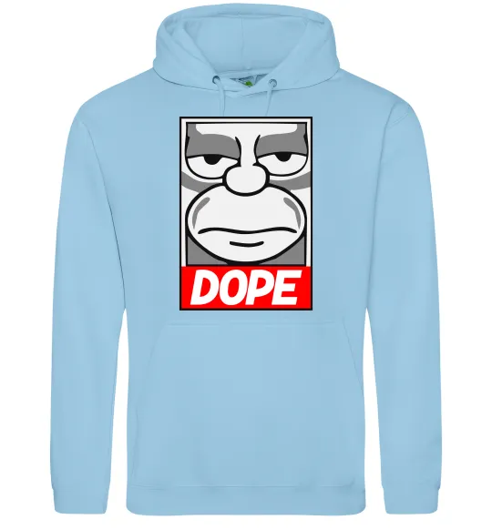 Женская толстовка (худи) Dope Гомер Голубой фото