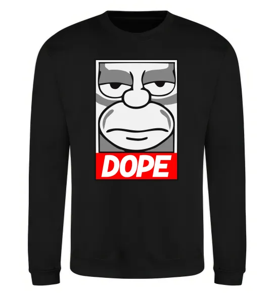 Свитшот Dope Гомер Черный фото