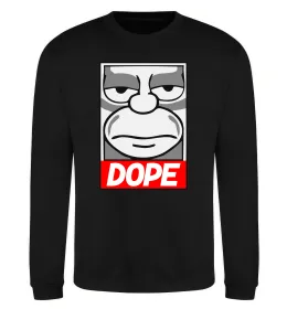 Світшот Dope Гомер Чорний фото