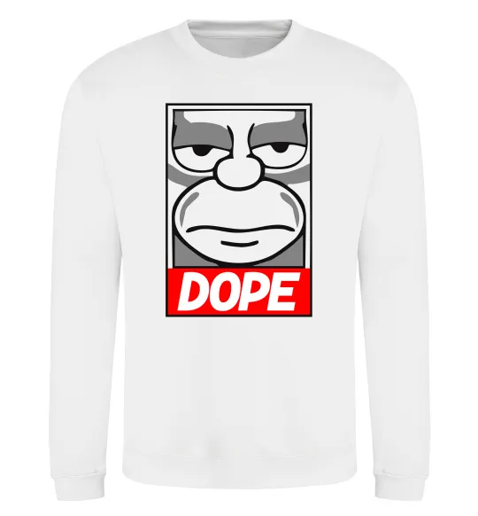 Свитшот Dope Гомер Белый фото