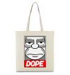 Эко-сумка Dope Гомер Бежевый фото
