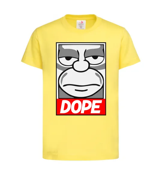 Детская футболка Dope Гомер Лимонный фото