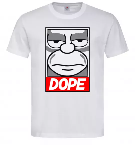 Чоловіча футболка Dope Гомер Білий фото