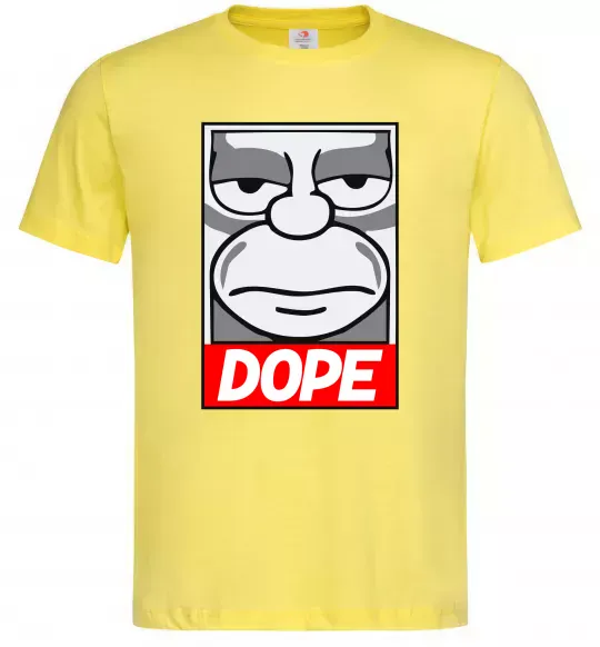 Чоловіча футболка Dope Гомер Лимонний фото