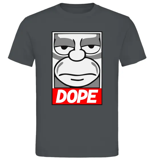 Чоловіча футболка Dope Гомер Графіт фото