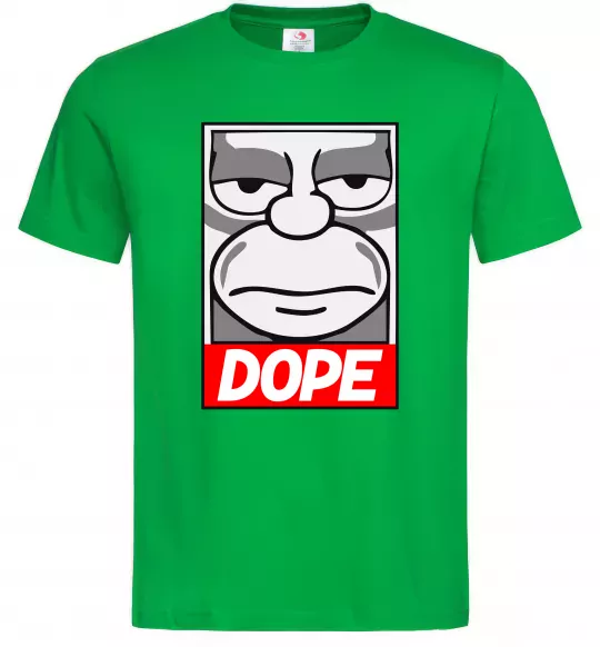 Чоловіча футболка Dope Гомер Зелений фото