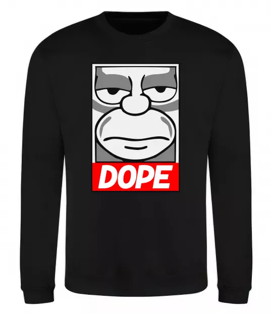 Свитшот Dope Гомер Черный фото