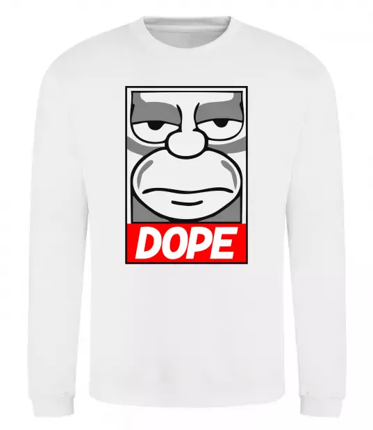 Свитшот Dope Гомер Белый фото