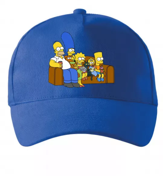 Кепка Simpsons family Яскраво-синій фото