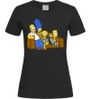 Женская футболка Simpsons family Черный фото