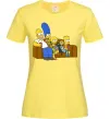 Женская футболка Simpsons family Лимонный фото
