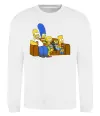 Світшот Simpsons family Білий фото