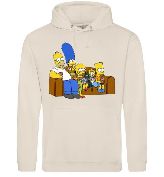 Мужская толстовка (худи) Simpsons family Таш фото