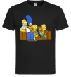 Мужская футболка Simpsons family Черный фото