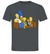 Мужская футболка Simpsons family Графит фото