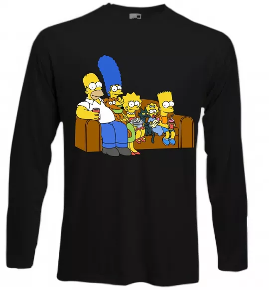 Лонгслив Simpsons family Черный фото