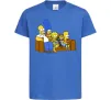 Детская футболка Simpsons family Ярко-синий фото