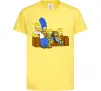Детская футболка Simpsons family Лимонный фото