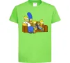 Детская футболка Simpsons family Лаймовый фото