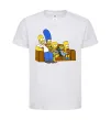 Детская футболка Simpsons family Белый фото