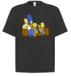 Футболка Оверсайз Simpsons family Чорний фото