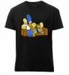 Чоловіча преміум футболка Simpsons family Чорний Чоловіча преміум футболка Simpsons family Чорний фото