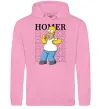 Жіноча толстовка (худі) The Simpsons Homer Рожевий фото
