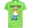 Детская футболка The Simpsons Homer Лаймовый фото