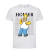 Детская футболка The Simpsons Homer Белый фото