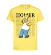 Детская футболка The Simpsons Homer Лимонный фото