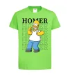 Детская футболка The Simpsons Homer Лаймовый фото