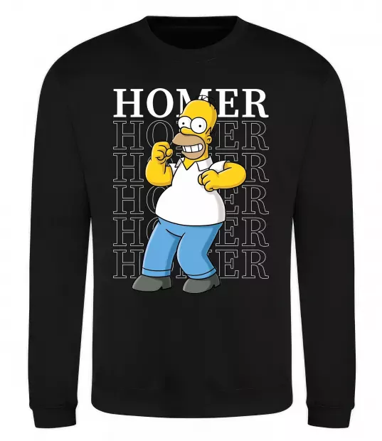 Свитшот The Simpsons Homer Черный фото