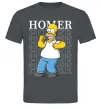Чоловіча футболка The Simpsons Homer Графіт фото