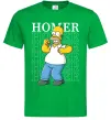 Чоловіча футболка The Simpsons Homer Зелений фото